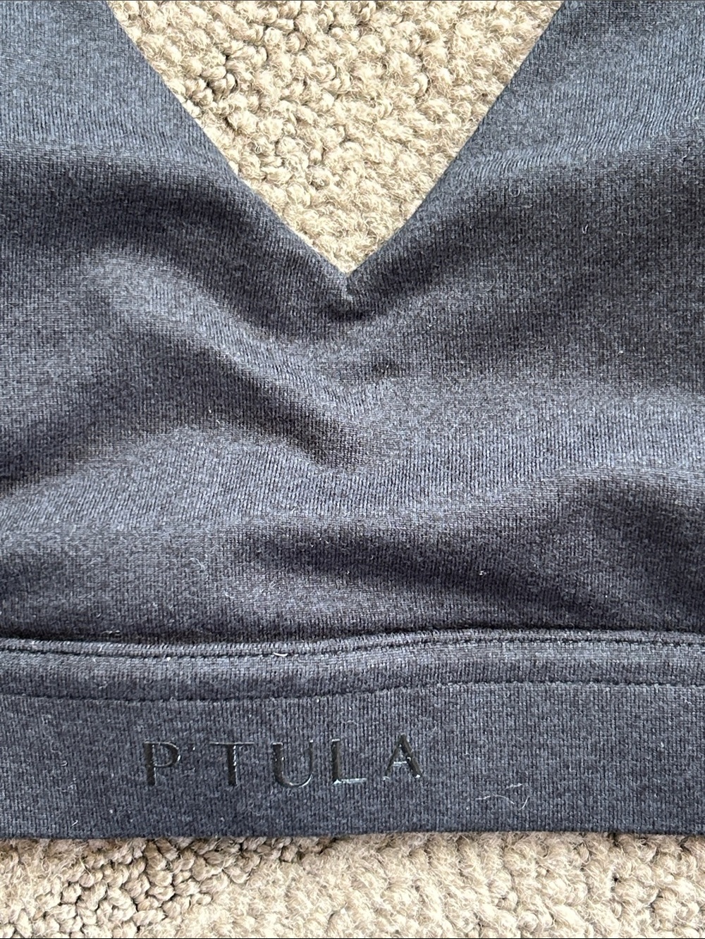 Ptula Bare V neck Sports Bra Size Large - Picture 3 of 6